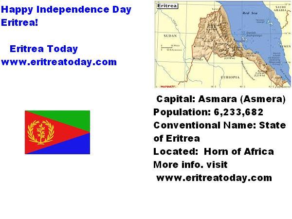 Happy Independence Day Eritrea